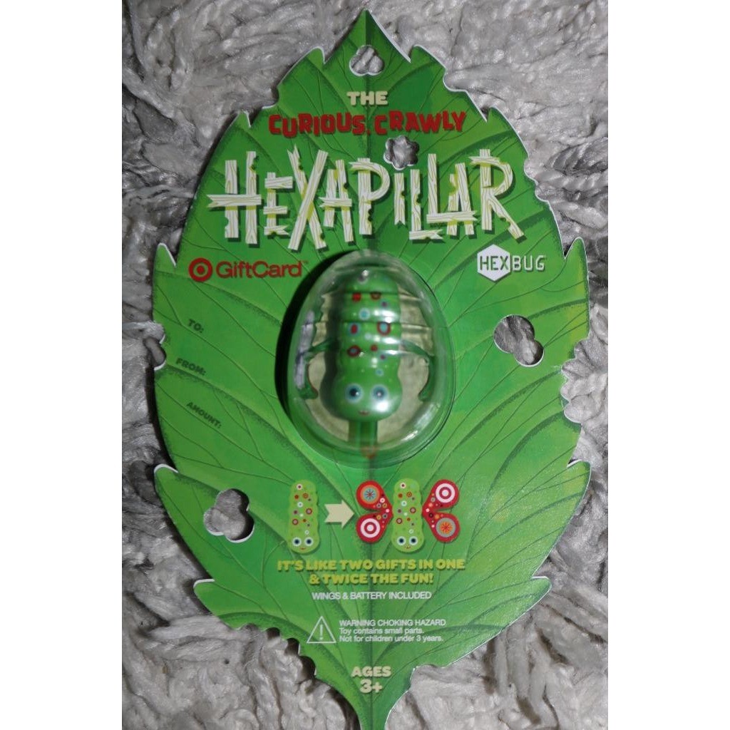 Hexbug The Curious Crawly Hexapillar Target GiftCard Green Caterpillar Toy 2012