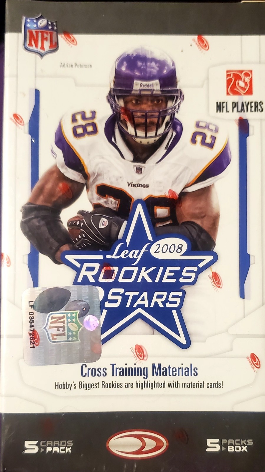 2008 Leaf Rookies & Stars Football Factory Sealed Box 2008 Leaf Rookies & Stars Football Factory Sealed Box