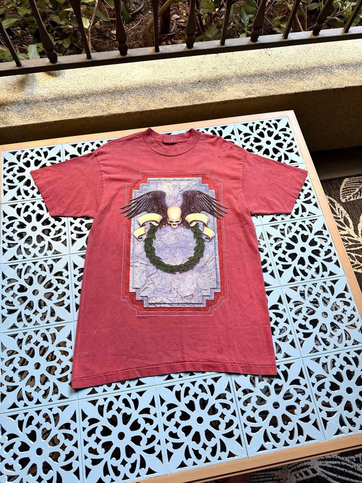 Vintage 1994 Grateful Dead Cronies T Shirt Red Phillip Garris Single Stitch 90s