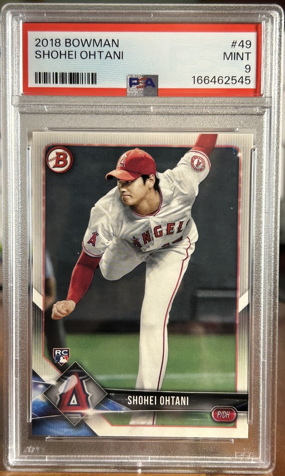 2018 Bowman - SHOHEI OHTANI #49 (RC)(PSA 9) 2018 Bowman - SHOHEI OHTANI #49 (RC)(PSA 9)