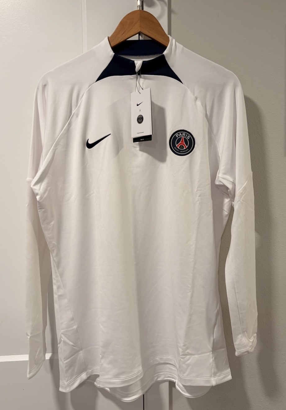 Nike PSG Paris Saint-Germain Dri-FIT Strike Drill 1/4 Zip Top Soccer Training XL