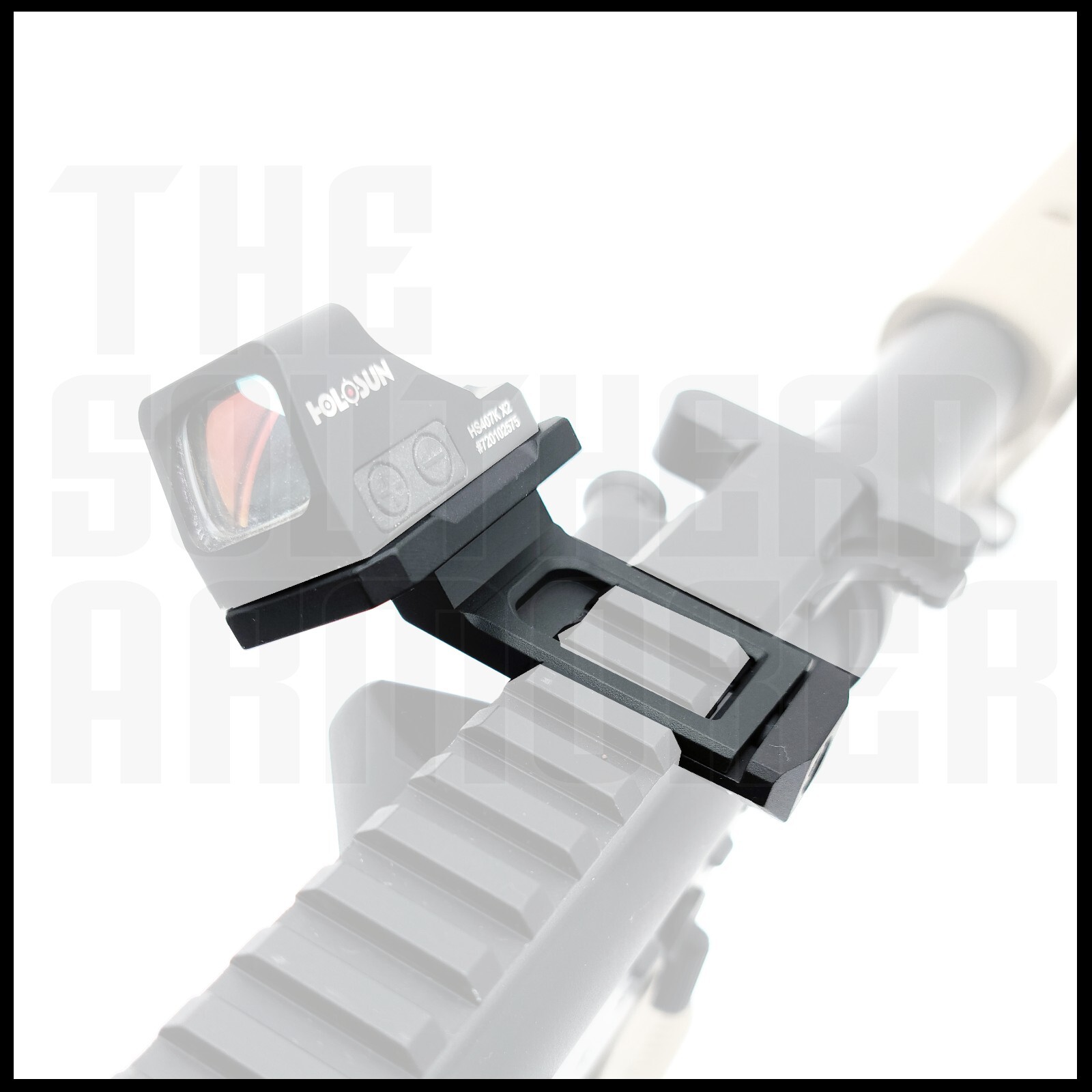 45 Degree Offset Angle Optic Mount for Picatinny and RMSc 407K 507K Red Dot