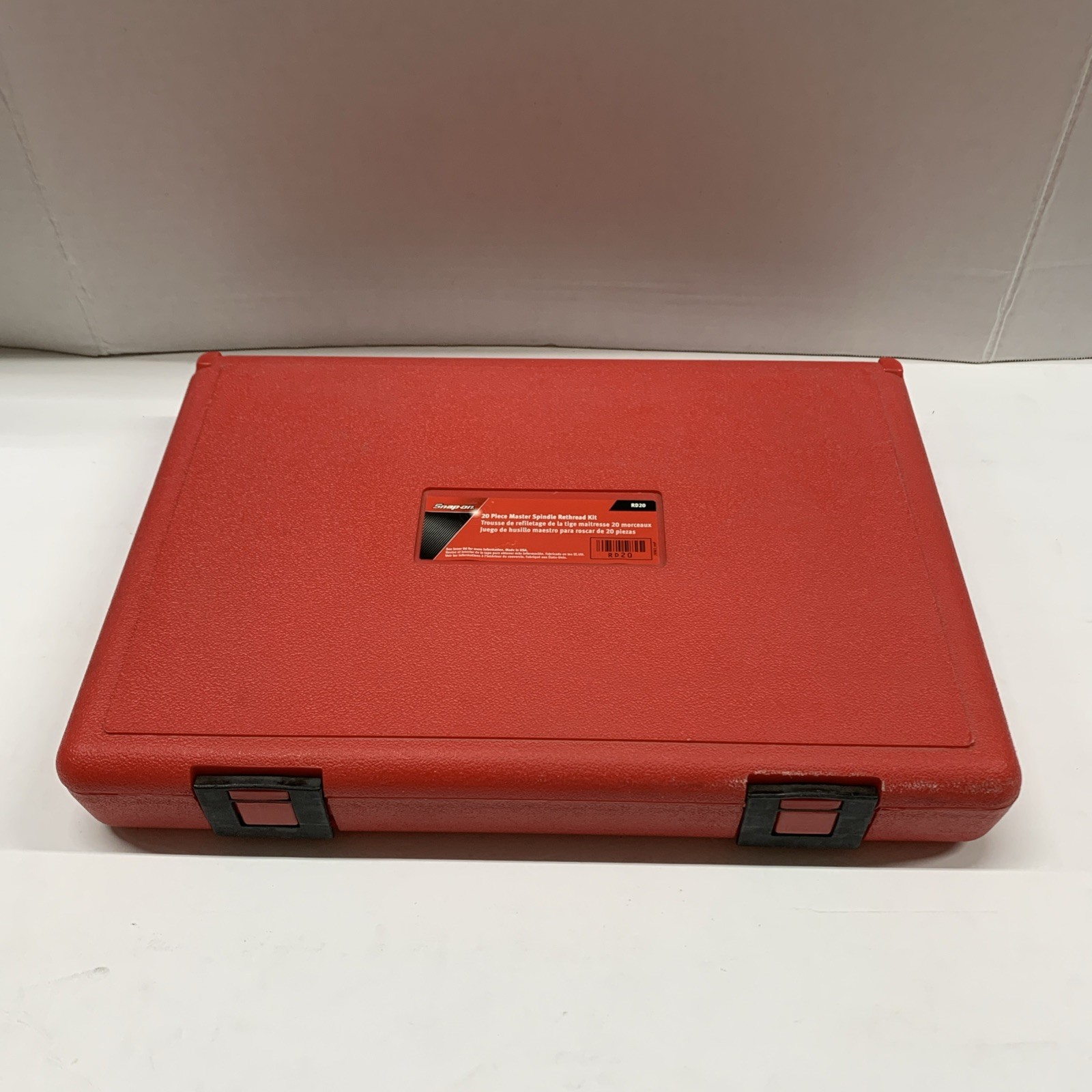 Snap On Tools USA RD20 20 piece Master Spindle Rethreading Set NEW  