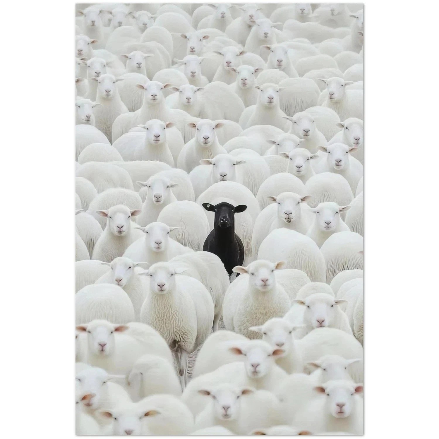 Black Sheep Among White Sheep Poster
