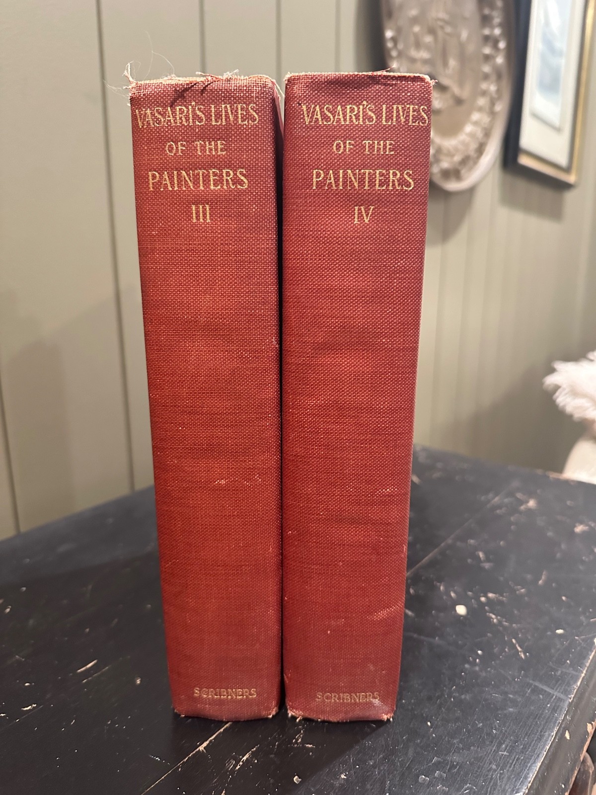 Vasari Lives Vol III & IV Scribner 1896 Limited #217/500 Raphael Michelangelo