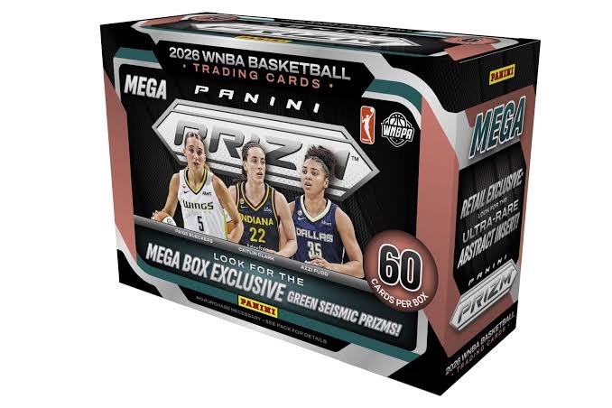 2026 Panini Prizm WNBA Basketball Hobby Mega Box Factory Sealed Pre-Order