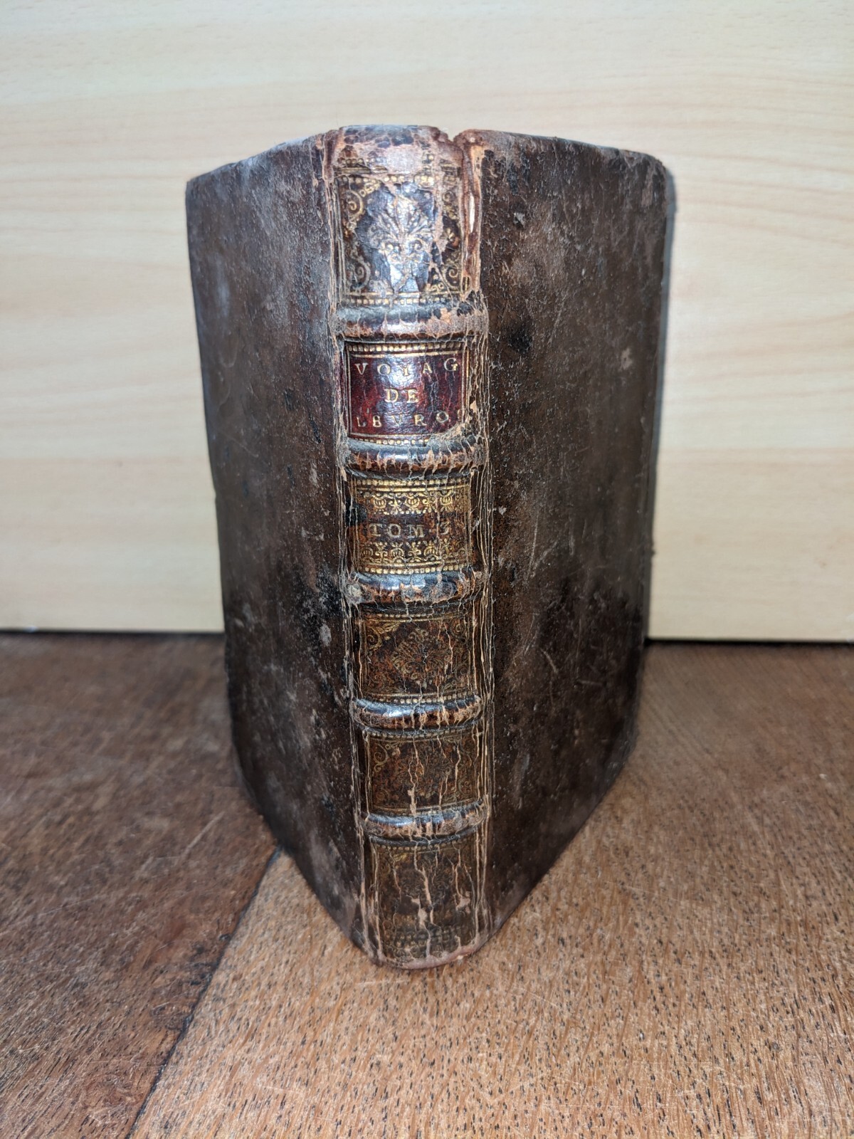 antique book- Historical Voyages of Europe T 3: Italy - 1701