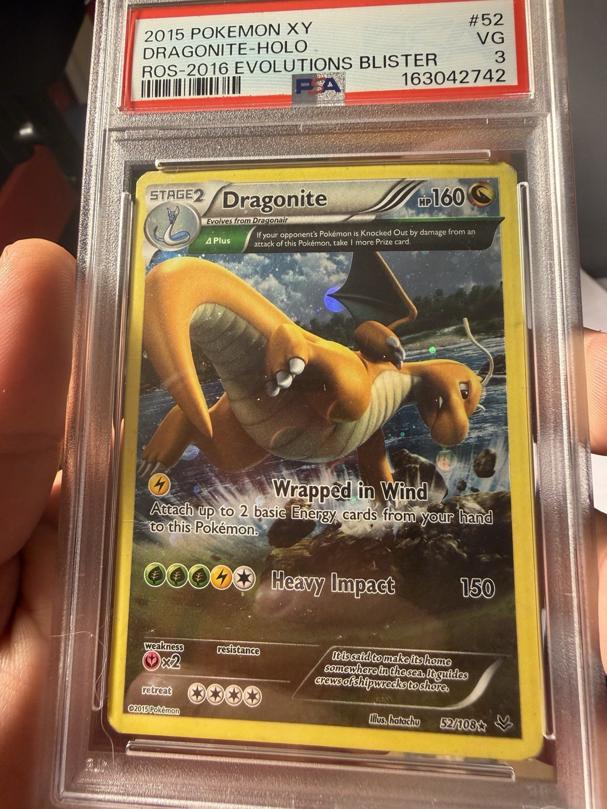 SWIRL 🌀 Dragonite 52/108 Roar Skies Cosmos Holo ✨ NEW CERT ✨ PSA 3 SWIRL 🌀 Dragonite 52/108 Roar Skies Cosmos Holo ✨ NEW CERT ✨ PSA 3