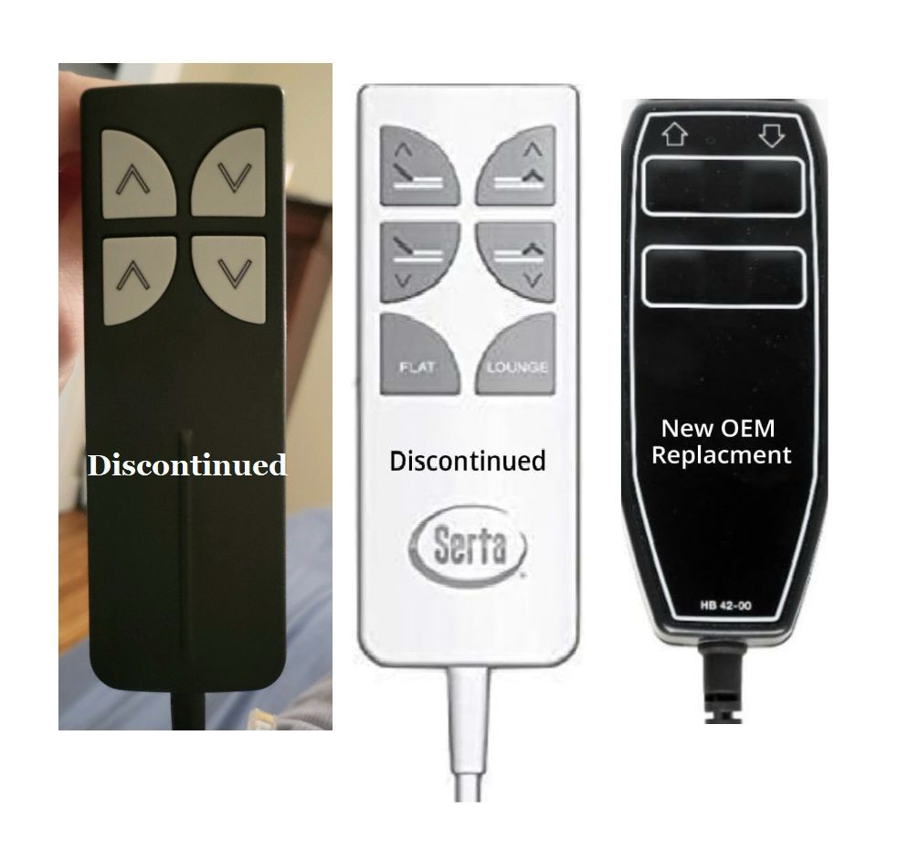 Ships from US/Free Returns/Phone & Text Support- Serta Bed Remotes