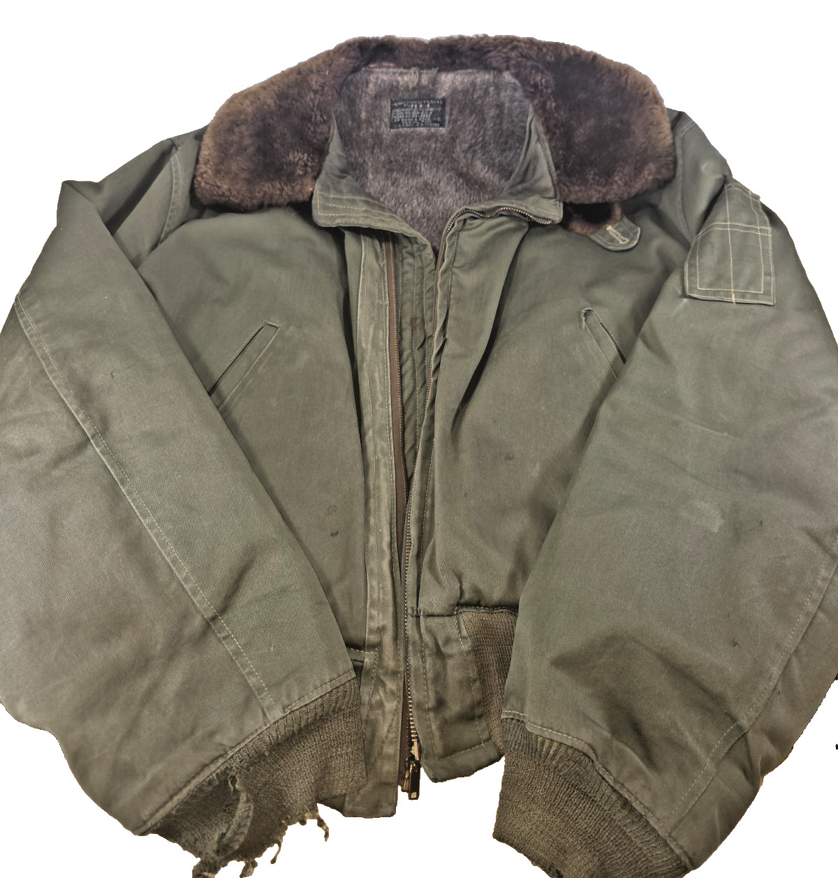VTG WWII USAAF Type B-15 Flight Jacket Spiewak & Sons Conmar Size XL/XXL 1943-44