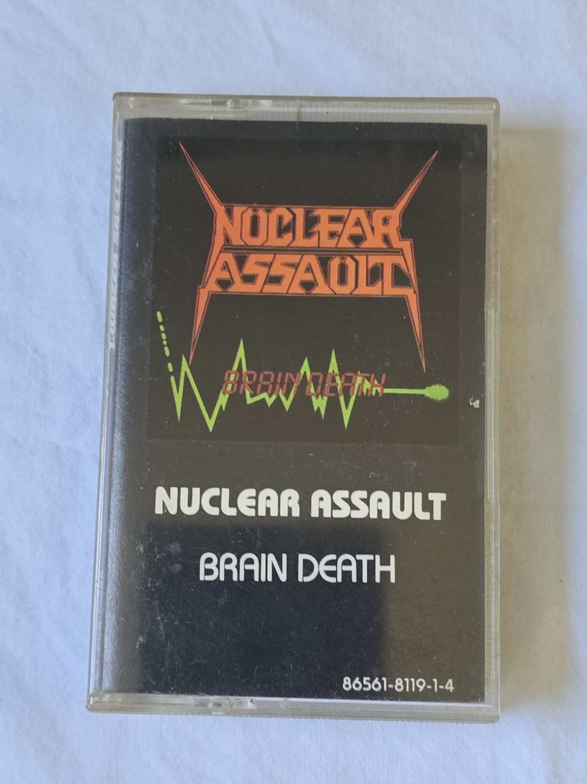 Nuclear Assault - Brain Death - 1986 Cassette Tape Metal Rock - EXCELLENT Nuclear Assault - Brain Death - 1986 Cassette Tape Metal Rock - EXCELLENT