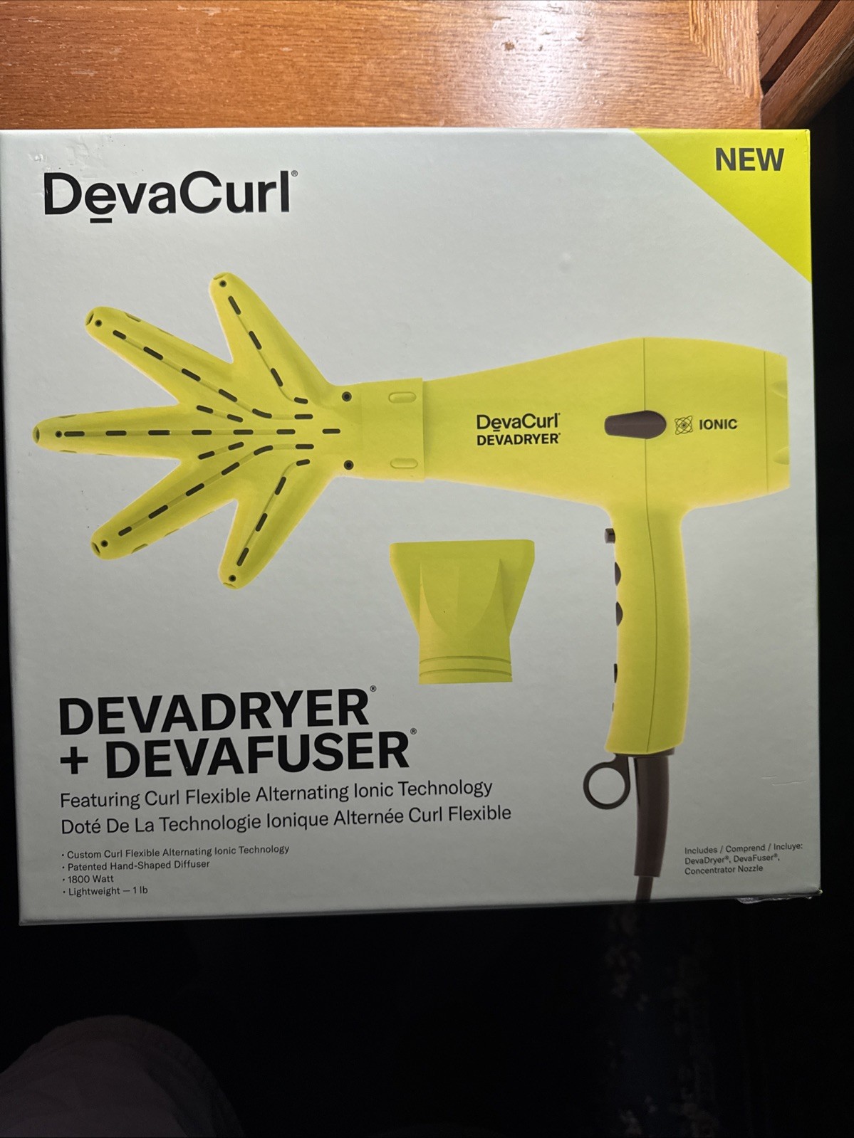 DevaCurl DevaDryer + DevaFuser Professional Ionic Blow Dryer Sealed New In Box