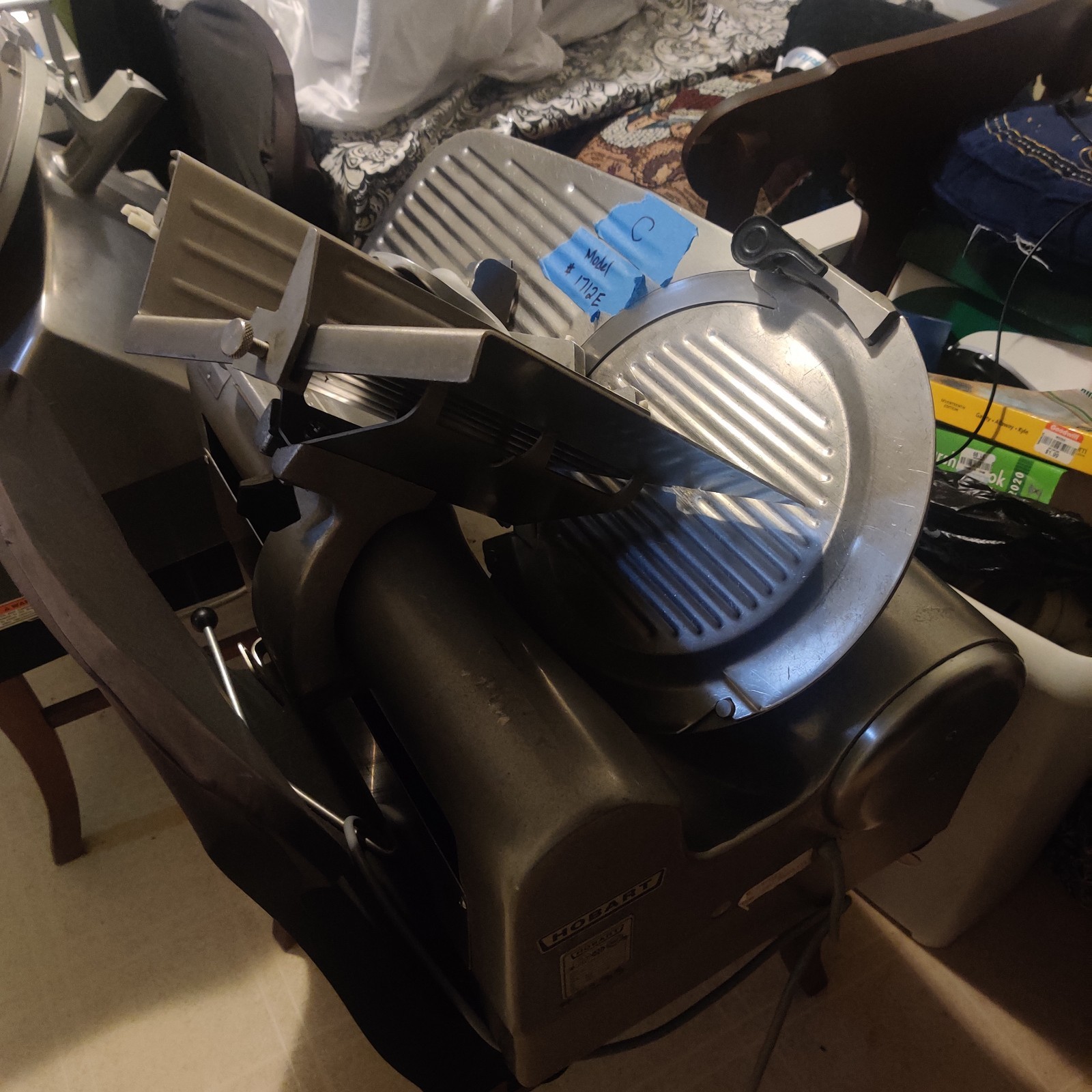 Used Commercial Hobart 1712E Automatic Meat Slicer Used Commercial Hobart 1712E Automatic Meat Slicer