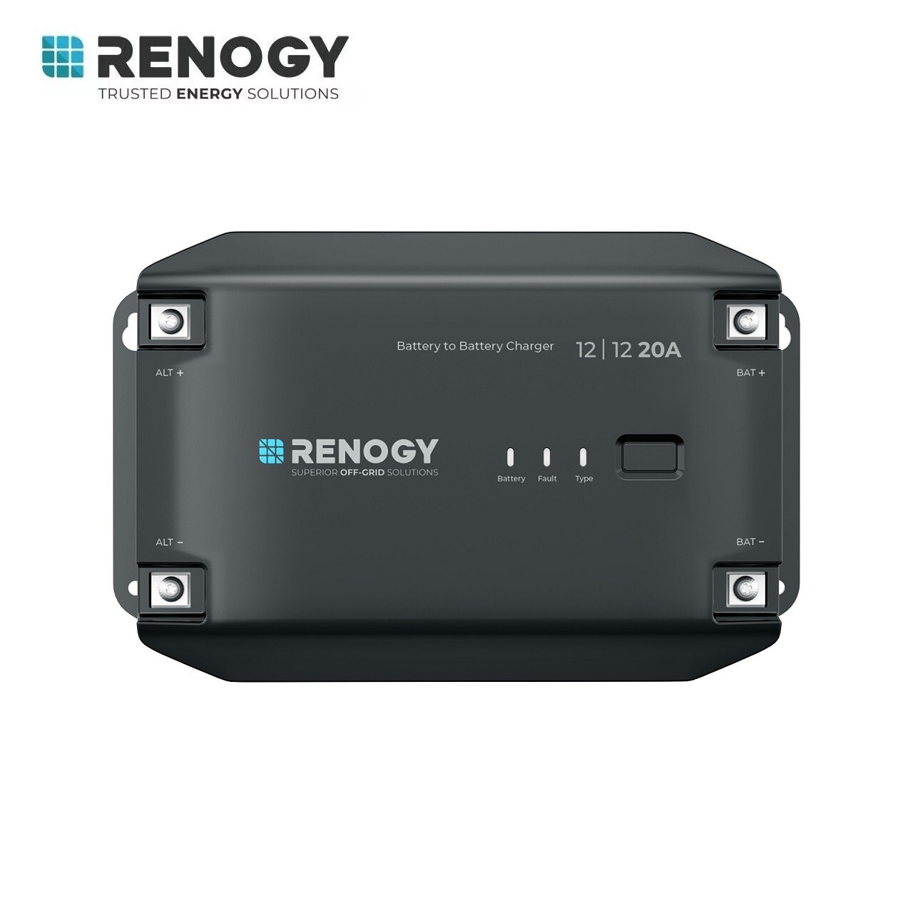 Renogy 12V 20A DC to DC Battery Charger DC-DC On-Board Battery Charger Renogy 12V 20A DC to DC Battery Charger DC-DC On-Board Battery Charger