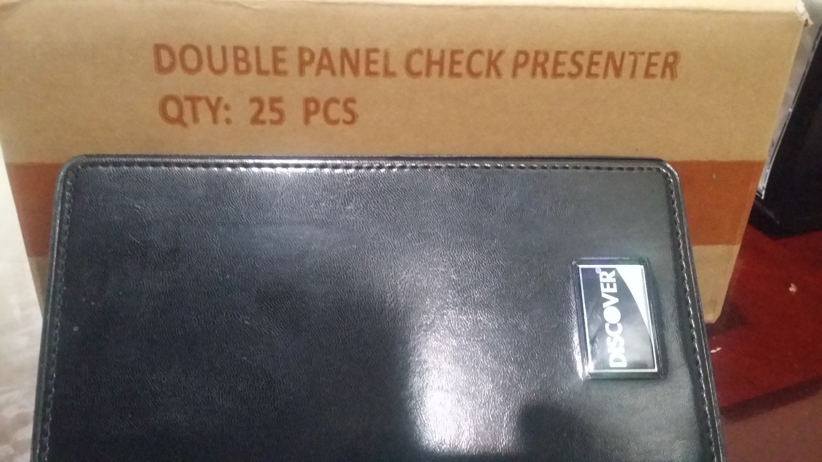 new 100 PCS Discover Double Panel Restaurant Bill 