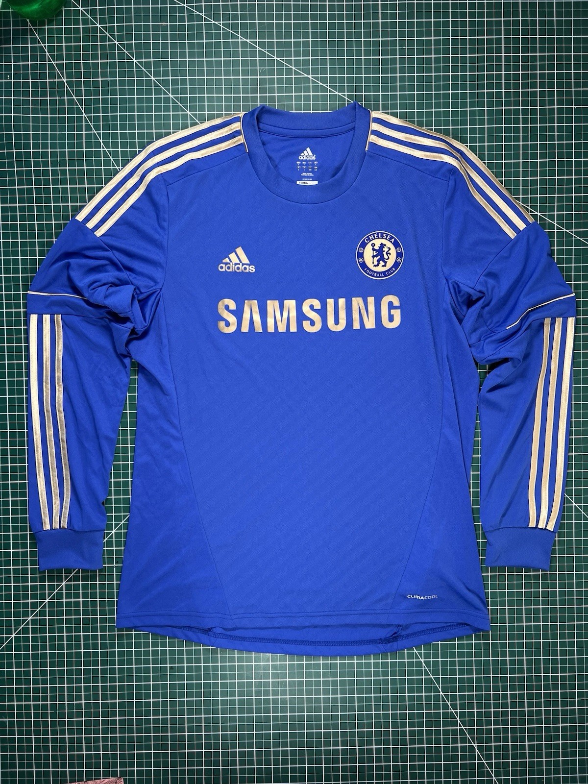 Adidas Chelsea 2012/13 Home Long Sleeve Jersey Used Large Adidas Chelsea 2012/13 Home Long Sleeve Jersey Used Large