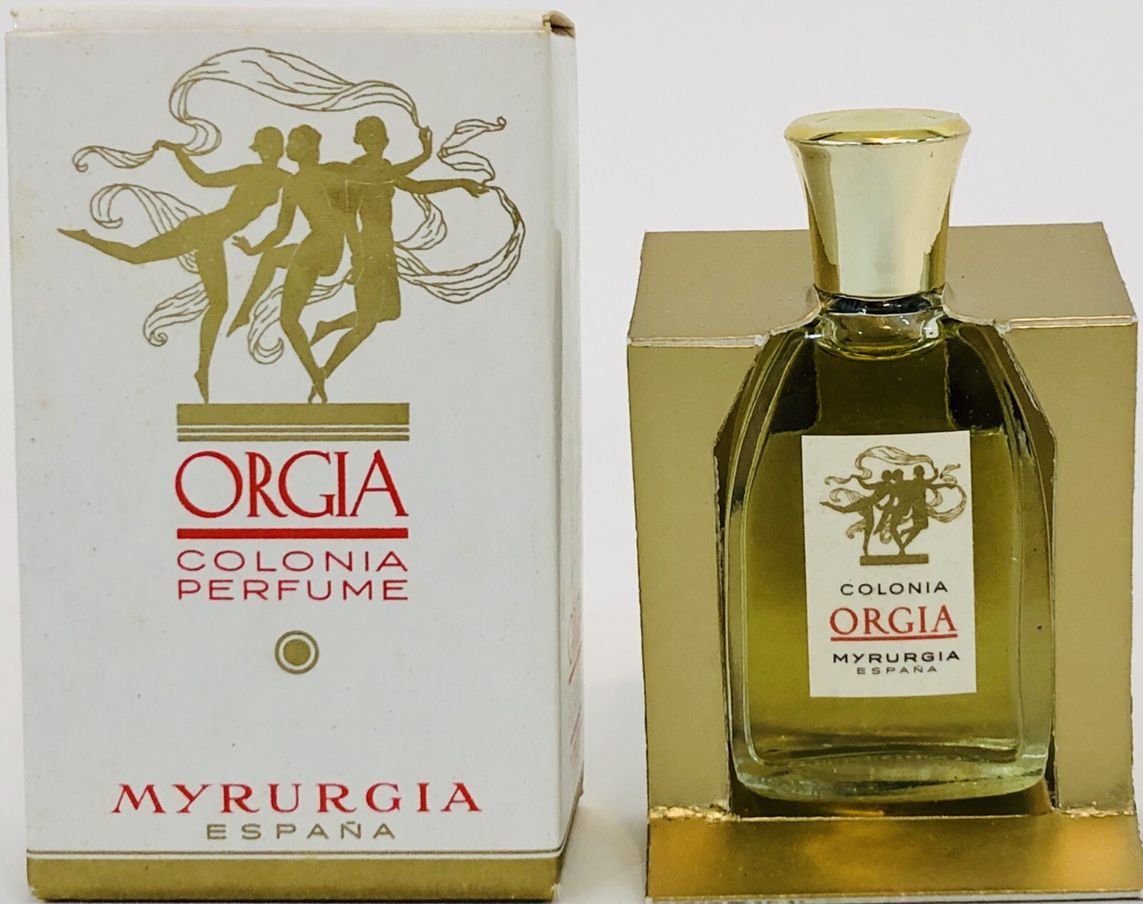 Rare VINTAGE Myrurgia Orgia Perfume Made in Spain - SINGLE BOTTLE 1/4oz