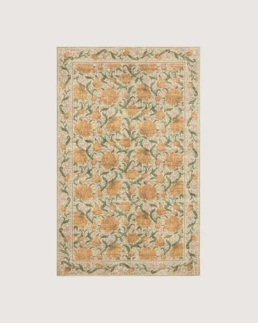 Joon Loloi Bendita CloudPile Printed Rug Color Gold Multi - No Rug Pad ALL SIZE