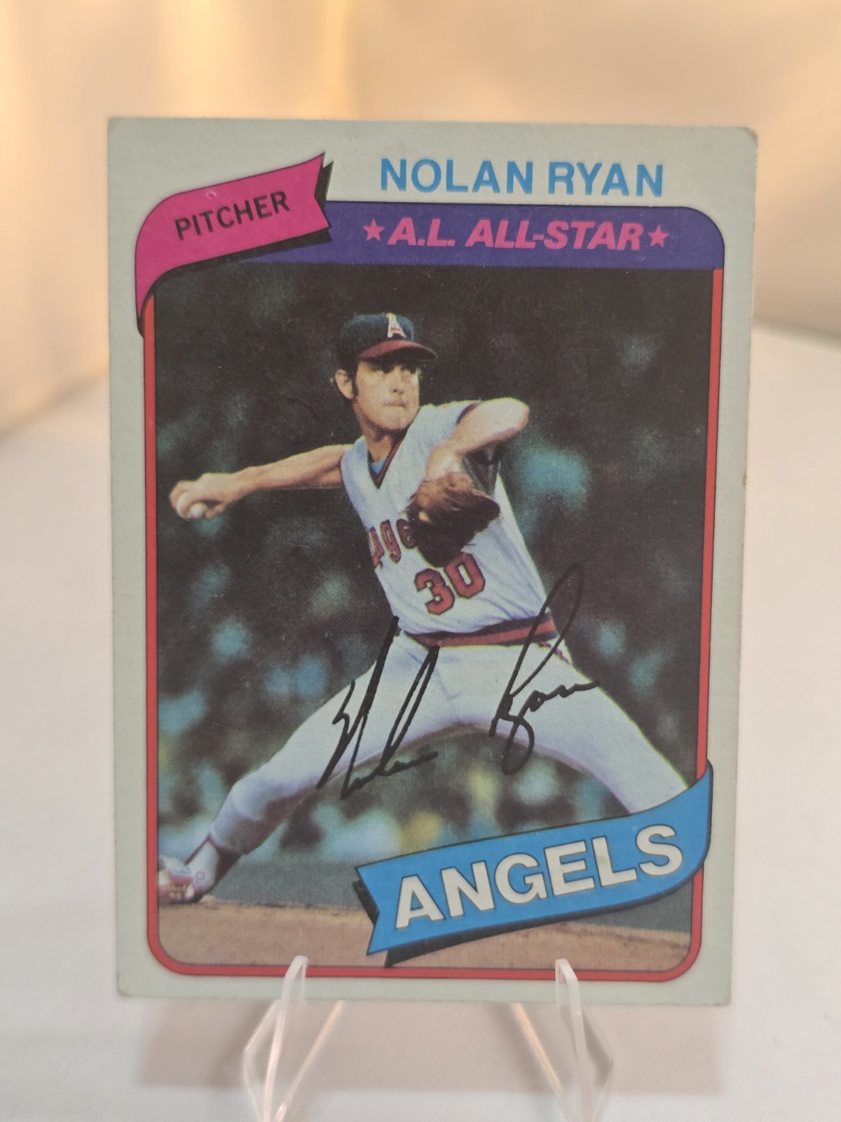 1980 Topps - Nolan Ryan #580 MLB HOF Angels 1980 Topps - Nolan Ryan #580 MLB HOF Angels