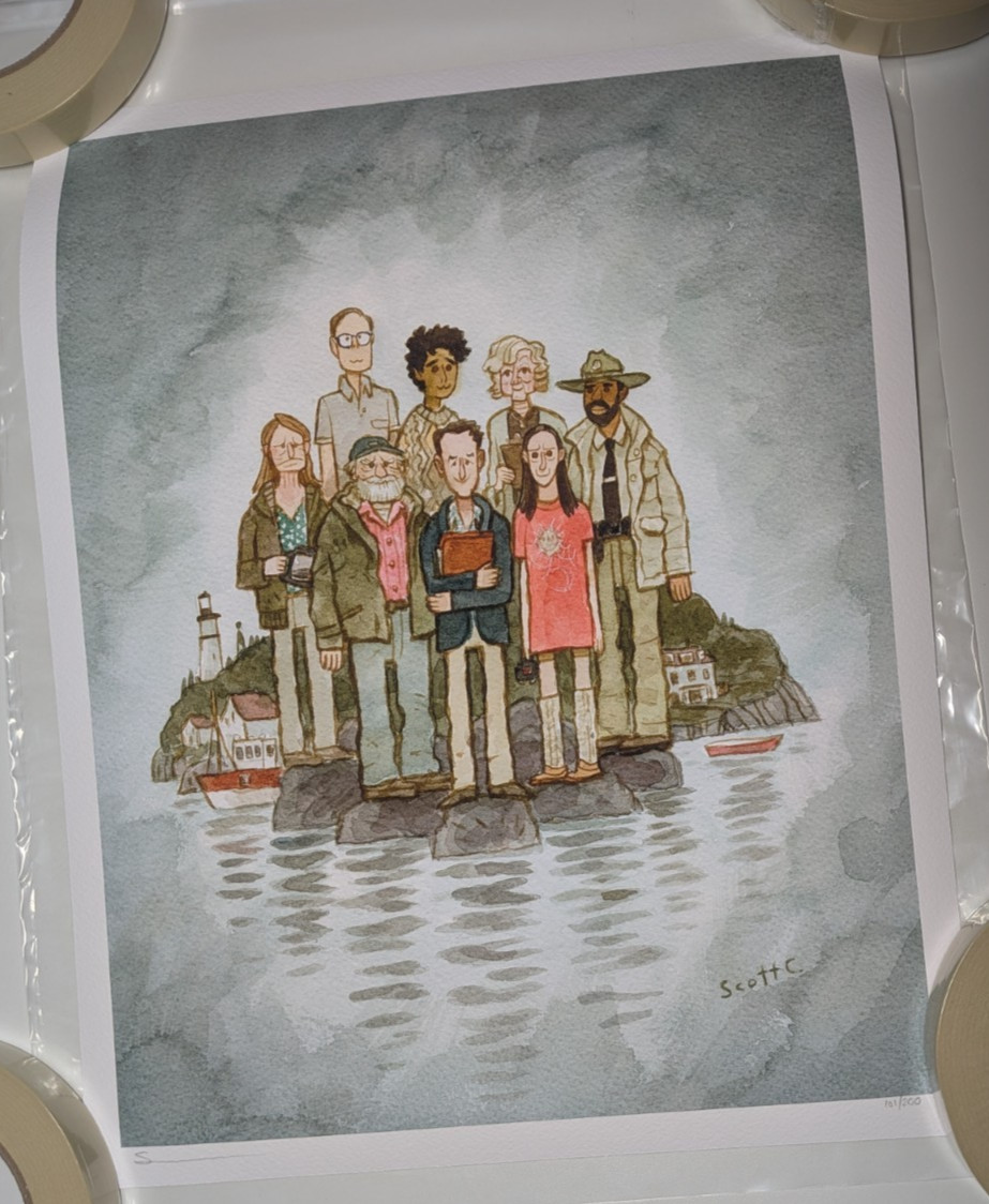 SDCC 2026 - Scott C. - Widow\'s Bay (2026) - Apple TV - Island Times - Art Print