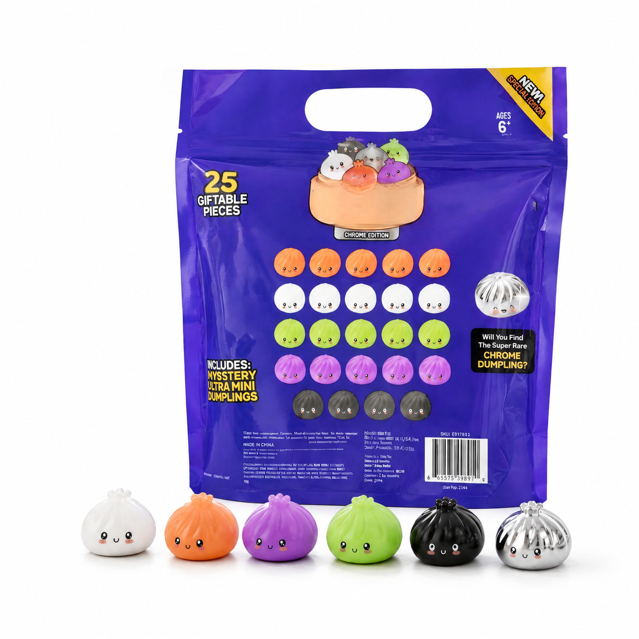 RMS Crazy Fun Extra Mini Mystery Dumpling Chrome Edition 25 Pack