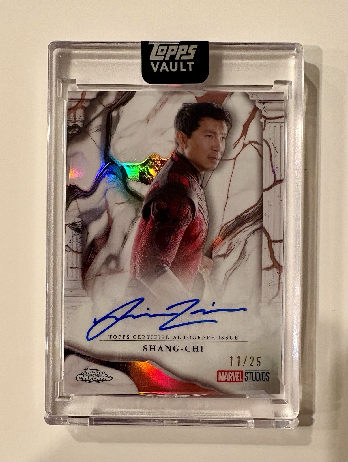 2026 Topps Vault Marvel Shang-Chi Immortal Autographs Card  /25 Simu Liu