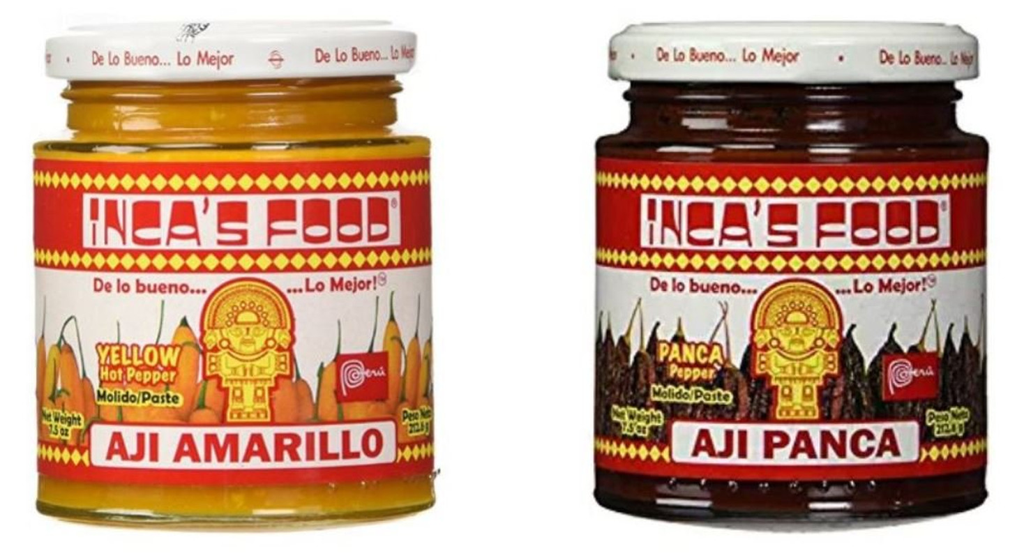 Inca\'S Food Mixed Sampler - Aji Amarillo, Aji Panca 7.5 OZ (2 Jars)
