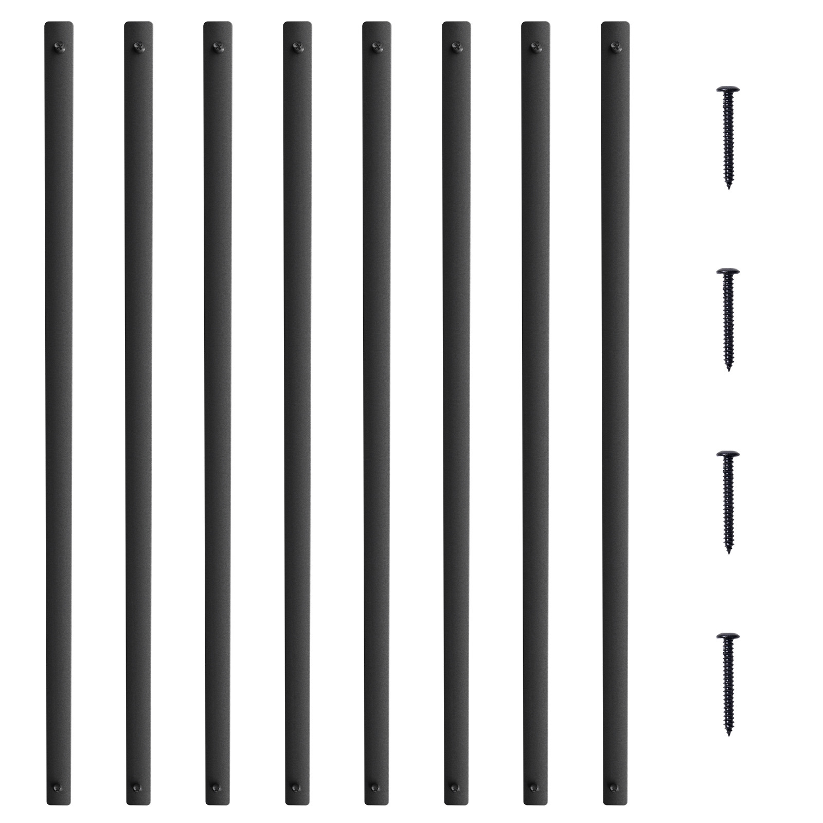 Uimoso Deck Balusters 51 Pack 32.28\'\' x 1\'\' Aluminum Spindles w/ Screws
