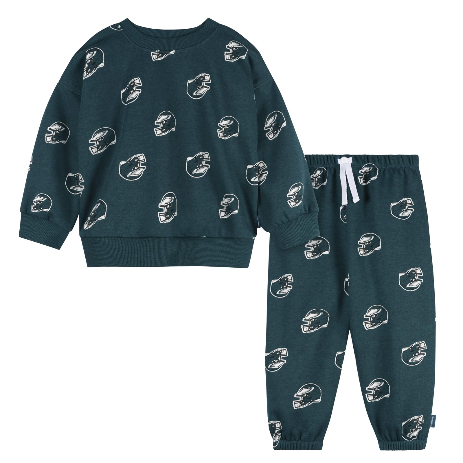 Pants Sweatshirt Set NFL Eagles 3T Gerber Unisex Baby Team infant toddler Pants Sweatshirt Set NFL Eagles 3T Gerber Unisex Baby Team infant toddler