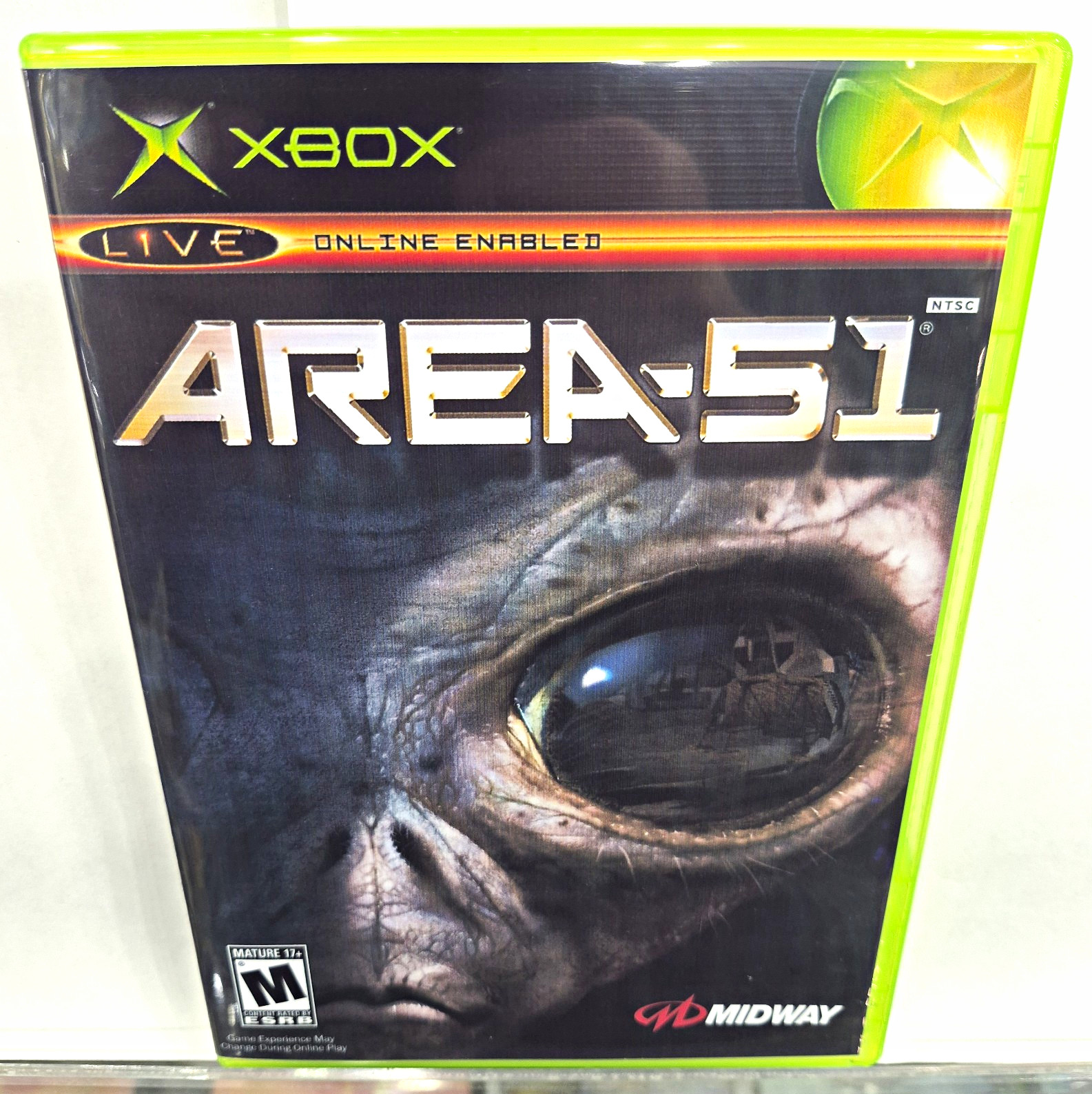 Midway Area 51 (Microsoft Xbox, 2005) NTSC-U/C With New Cover 