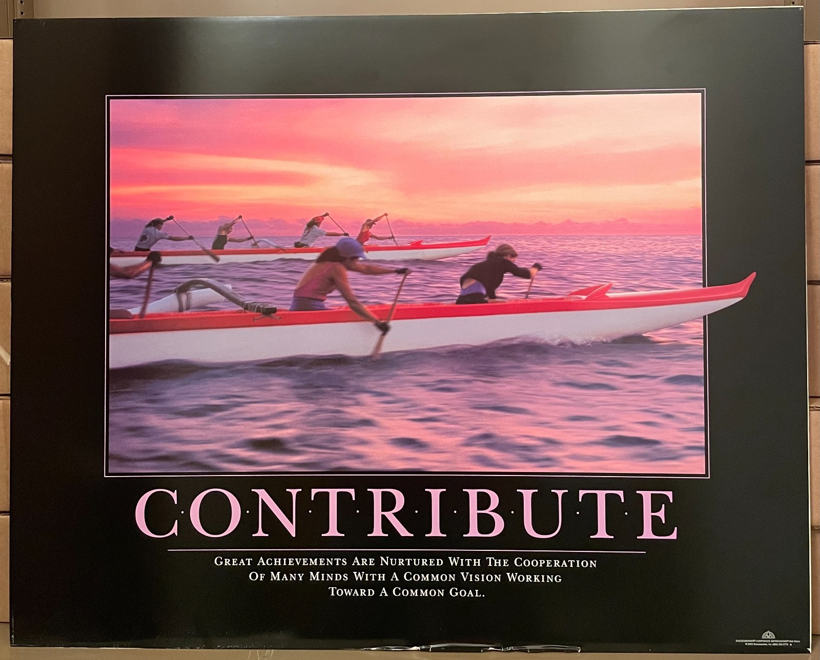 Successories motivational poster \