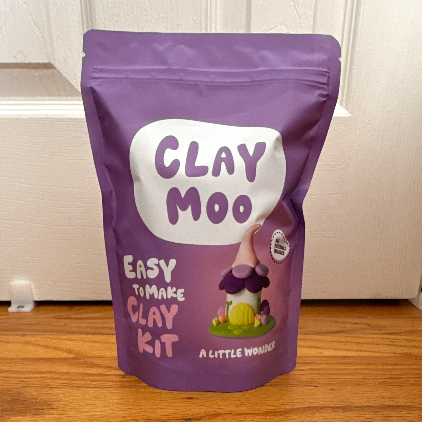 Clay Moo Easy To Make Clay Kit Air Dry Clay, Purple, MPN KIT-17-04 Clay Moo Easy To Make Clay Kit Air Dry Clay, Purple, MPN KIT-17-04
