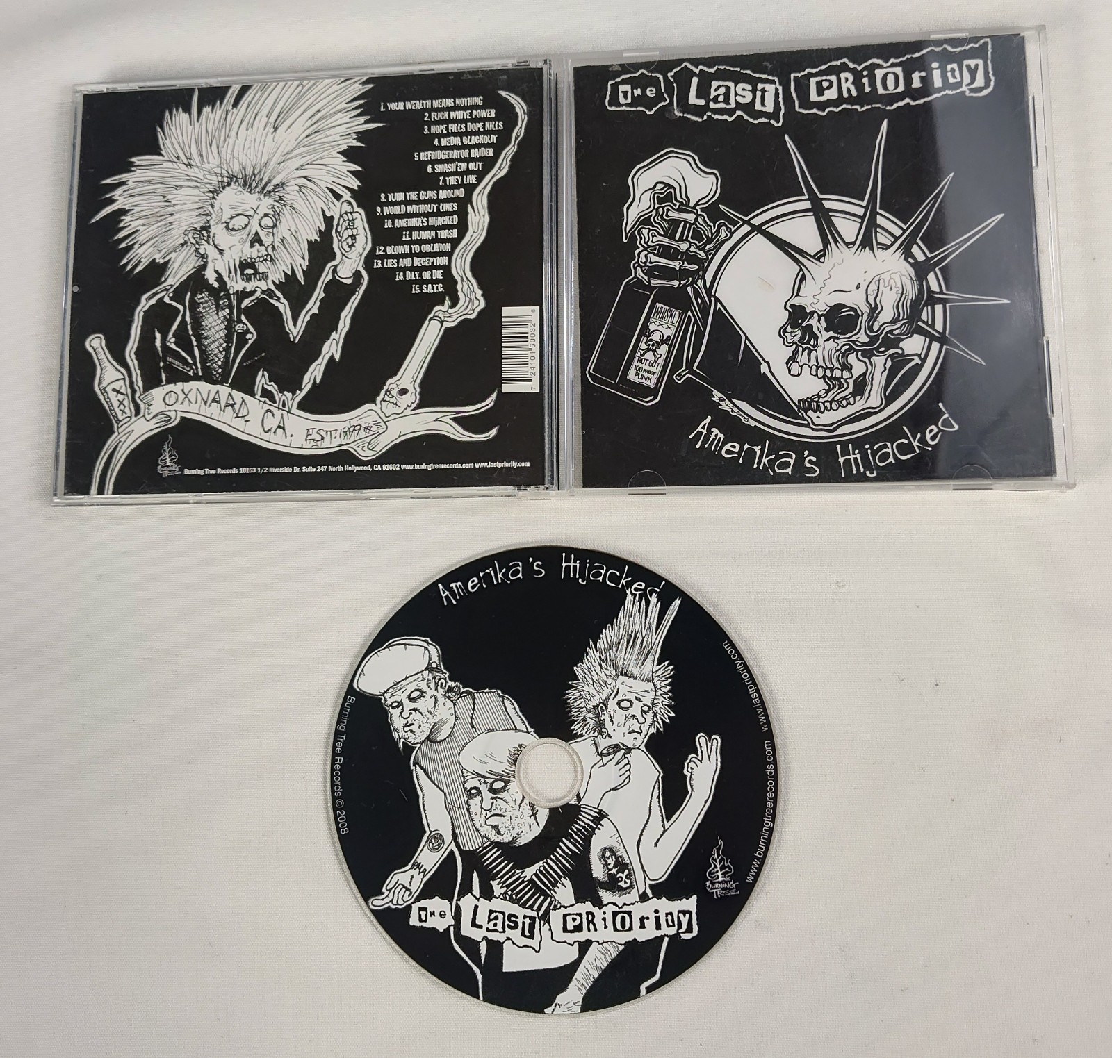 The Last Priority Amerikas Americas Hijacked Cd Punk Alternative Rock Rare HTF