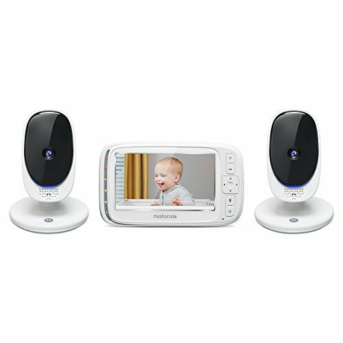 Motorola Comfort50-2 Video Baby Monitor 5 LCD 2 Cameras, White Motorola Comfort50-2 Video Baby Monitor 5 LCD 2 Cameras, White