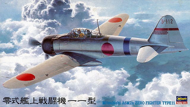 HSGWA-19142 Hasegawa 1/48 Mitsubishi A6M2a Zero Fighter Type 11 HSGWA-19142 Hasegawa 1/48 Mitsubishi A6M2a Zero Fighter Type 11