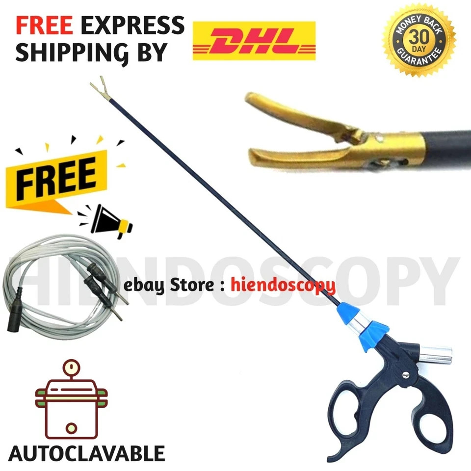 Laparoscopic Bipolar Vessel Sealer Cutter With Silicon Cable 5mmX300m