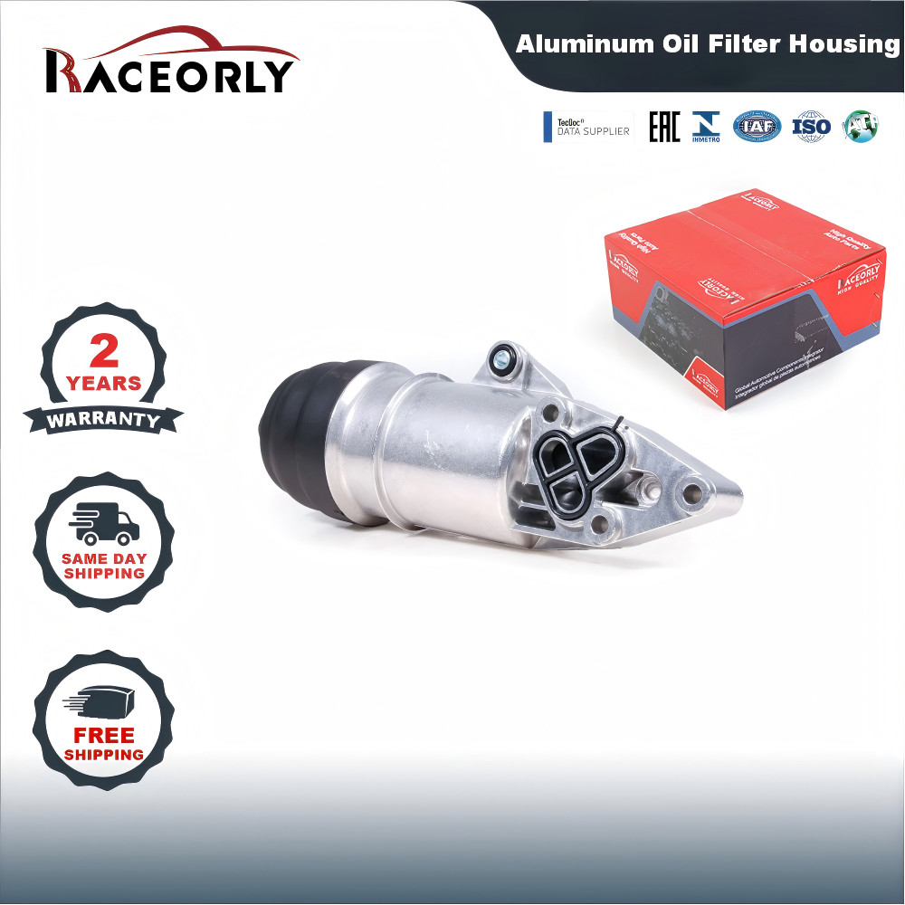 Aluminium Oil Filter Housing with Filter For Audi A4 A5 A6 A8 Q5 Q7 06E115405K