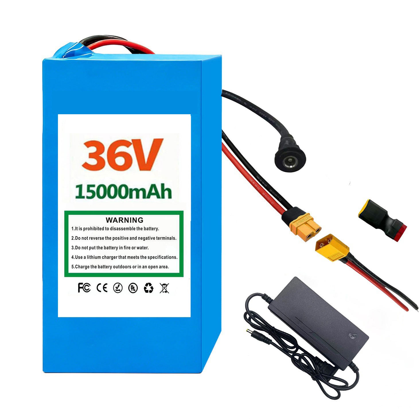 36V 48V Lithium Battery 30A BMS 200W-1000W Battery w/charge-r Battery 36V 48V Lithium Battery 30A BMS 200W-1000W Battery w/charge-r Battery