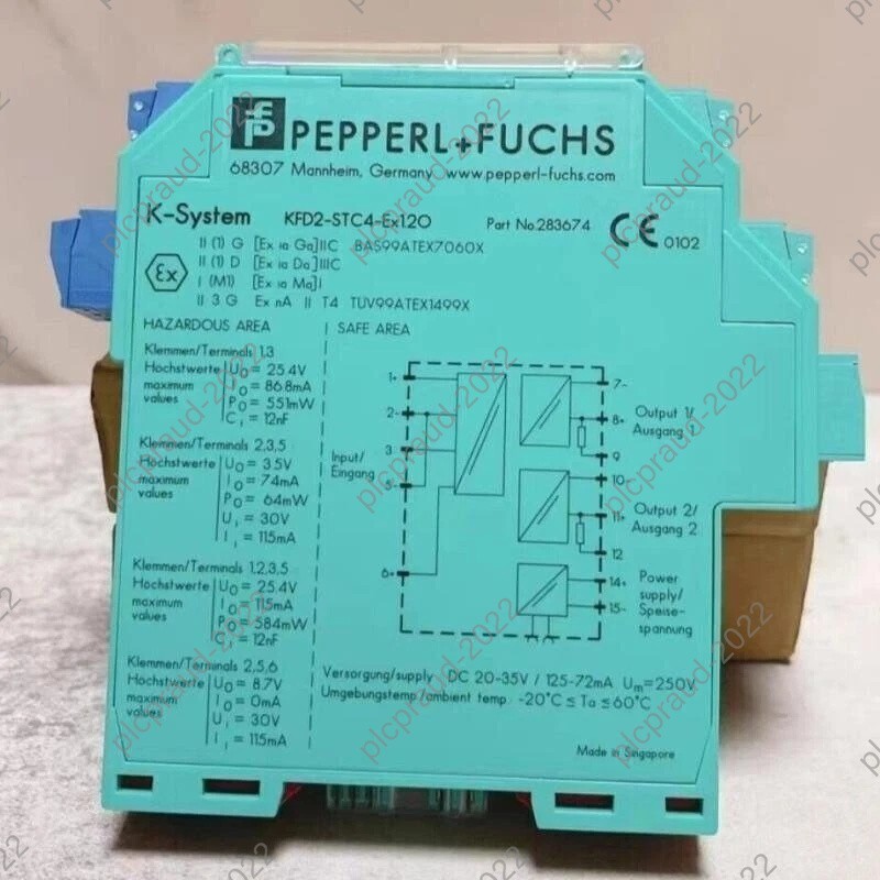 New In Box Pepperl+Fuchs KFD2-STC4-Ex1.2O KFD2-STC4-Ex1.20 Module New In Box Pepperl+Fuchs KFD2-STC4-Ex1.2O KFD2-STC4-Ex1.20 Module