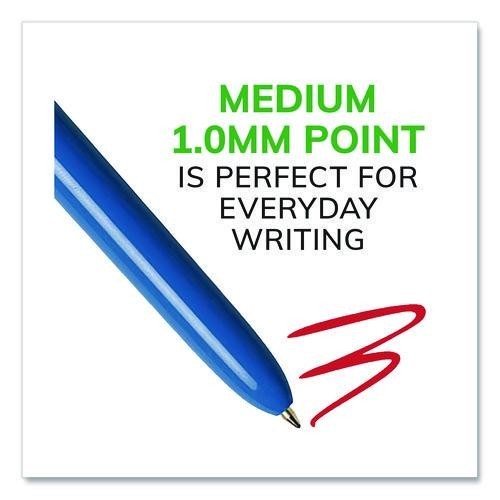 NEW BIC 4 Color Ballpoint Pens Box of 12 Multicolor Retractable Pens 24623 MM11