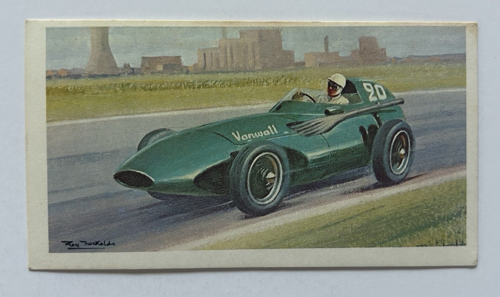 Mobil Story of Grand Prix Motor Racing #31 Stirling Moss Vanwall 1957 Card CC31 Mobil Story of Grand Prix Motor Racing #31 Stirling Moss Vanwall 1957 Card CC31