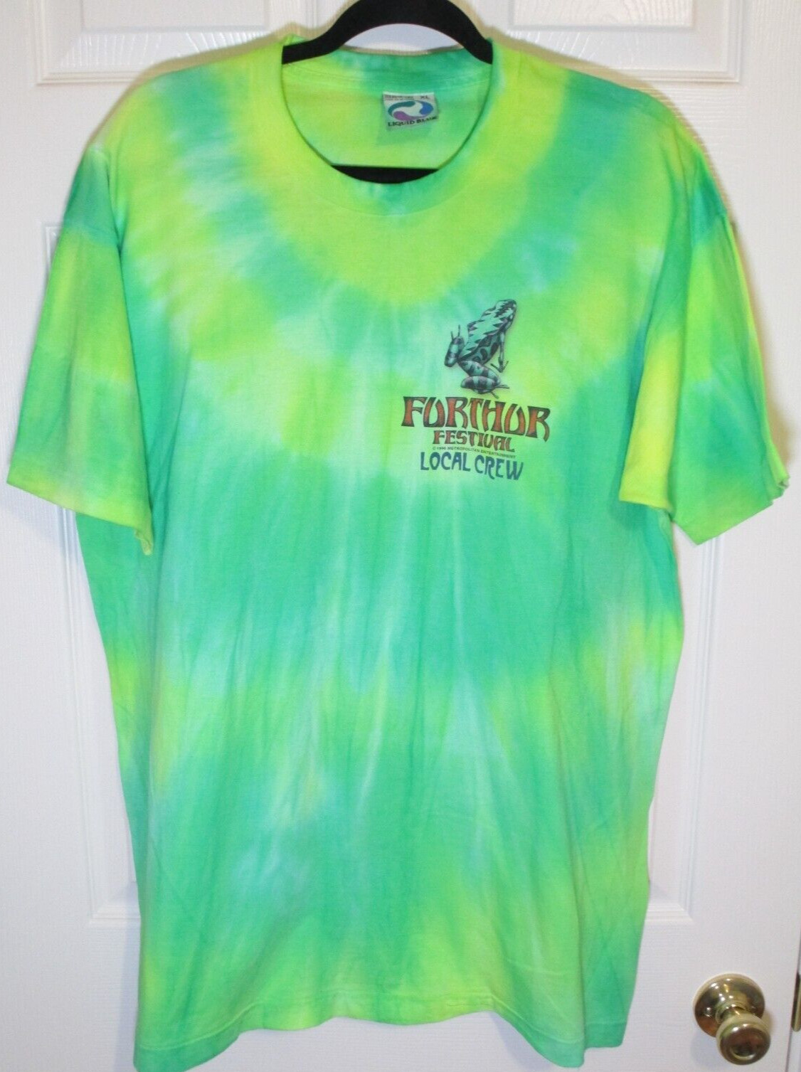 Furthur Festival LOCAL CREW Vintage 1996 Tie Dye Tee XL DEADHEADS