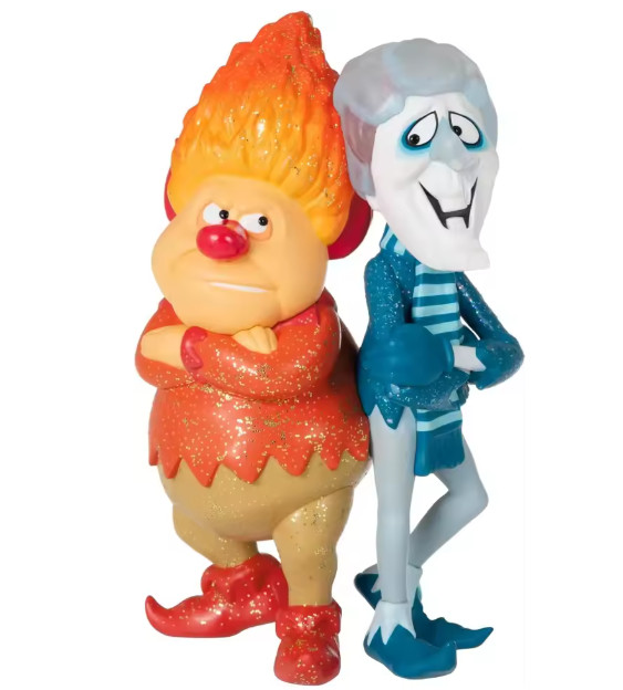 HEAT MISER AND SNOW MISER FIGURES-A YEAR WITHOUT A SANTA CLAUS-1974-SO CUTE