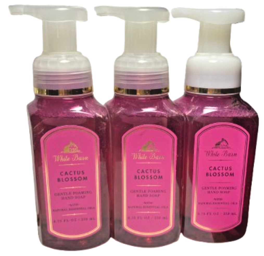 3 CACTUS BLOSSOM Foaming Hand Soaps Soap Bath & Body Works White Barn 3 CACTUS BLOSSOM Foaming Hand Soaps Soap Bath & Body Works White Barn