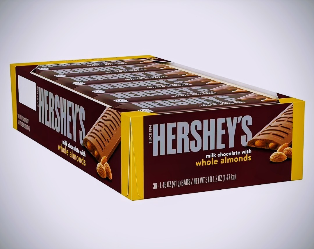 Hershey\'s 34000 24100 Almond Chocolate Bar - 36 Pieces Hershey\'s 34000 24100 Almond Chocolate Bar - 36 Pieces