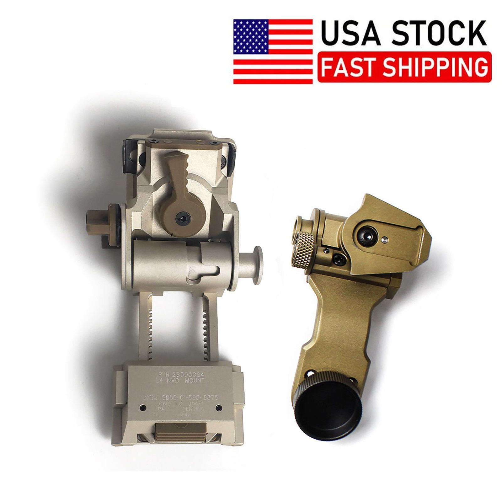 L4G24 Mount + PVS-14 J-Arm NVG Helmet Mount Combo w/ Original Markings Metal US