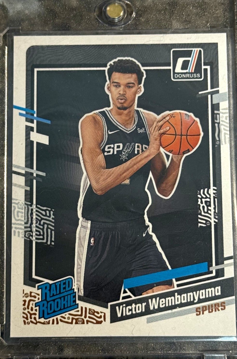 Panini 2023-24 Donruss Rated Rookie Victor Wembanyama Spurs #220 Base Panini 2023-24 Donruss Rated Rookie Victor Wembanyama Spurs #220 Base