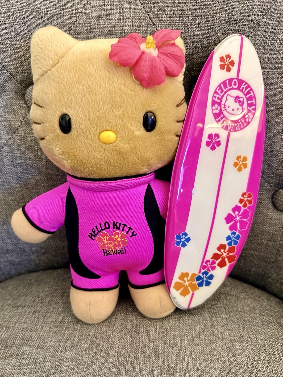 Vintage Hello Kitty 2003 Rare Surfer Hawaii Surf Board Y2K Sanrio Collectible