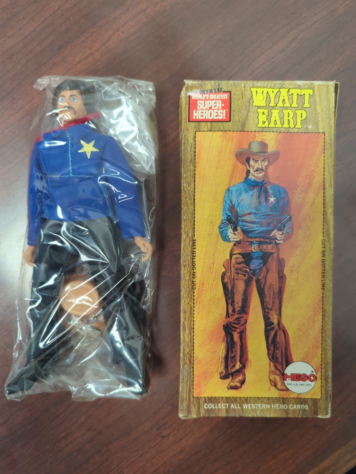 Original 1973 MEGO WYATT EARP WORLD'S GREATEST SUPER HEROES FIGURE Original 1973 MEGO WYATT EARP WORLD'S GREATEST SUPER HEROES FIGURE