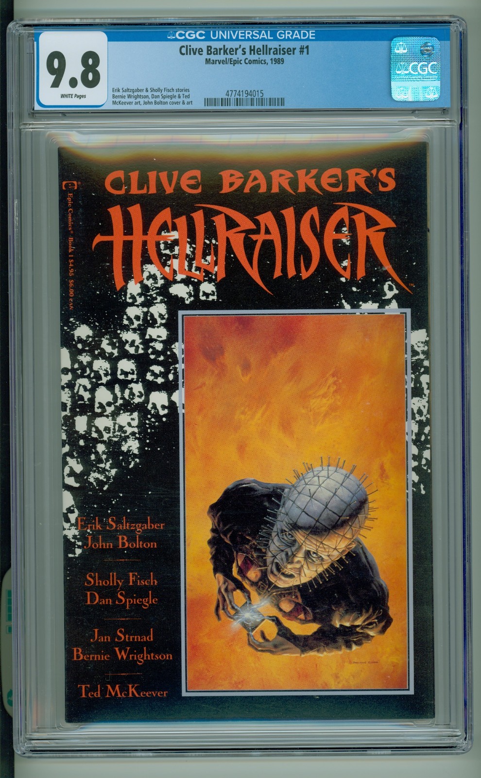 Clive Barker\'s Hellraiser #1 CGC 9.8